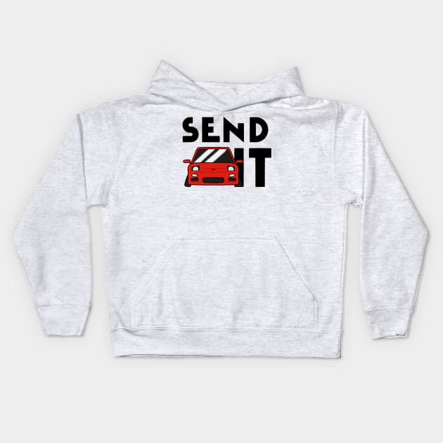 Send It Light Kids Hoodie by ShabtiFoxx